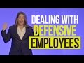 Employee Feedback - Dealing With Employees Who Get Defensive | Shari Harley