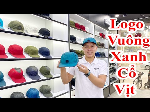 Hùng Hàng Hiệu Giới Thiệu Nón Sơn Logo Vuông Xanh Cổ Vịt