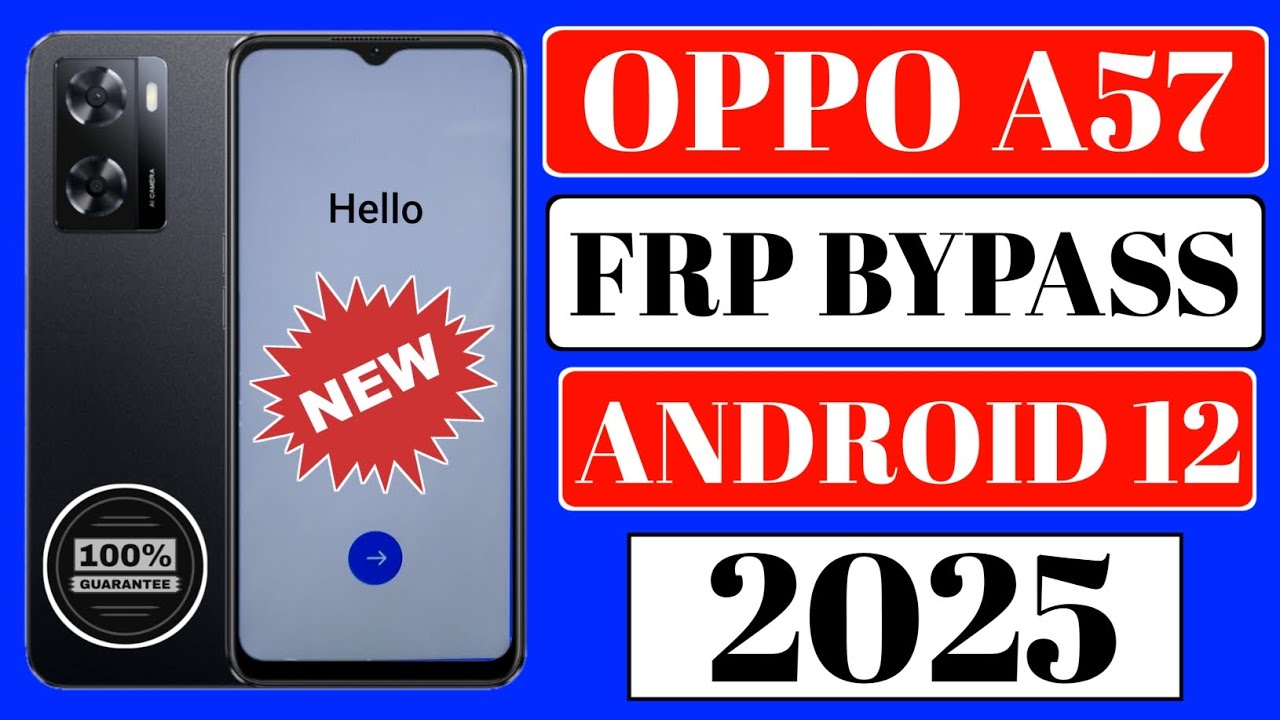 Oppo A57 Frp Bypass | New Method 2025 | Android 12 | Oppo A57 Frp Bypass | New Method 2025 | Android 12 |