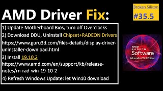 RADEON Driver Fixing Guide | Kevin Tinnin, AMD Community Admin | Broken Silicon 35.5