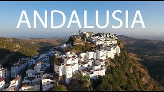 White Towns Andalusia Spain Gaucín Casares By Drone White Towns Andalusia Spain Gaucín Casares By Drone