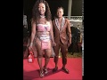 Skolopad wearing a boerwors outfit at the Feather Awards