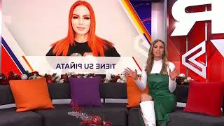 Jessica Carrillo Stuns In Leather Dress With Slit & High White Boots Legs & Style Show