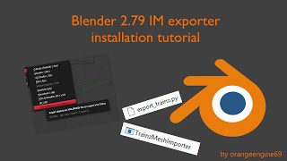 How To Install Trainz Im Exporter For Blender 2.79