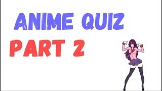 Guess the Anime Opening Quiz and Try not to Sing or Dance Challenge #2