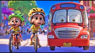 Five Little Monkeys + Wheels on the Bus - Baby songs - Nursery Rhymes & Kids Son