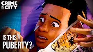 Puberty Or Powers? Spider-Man Into The Spider-Verse Hd Clip