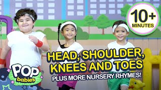 Head Shoulders Knees And Toes + More Nursery Rhymes | Non-Stop Compilation | Pop