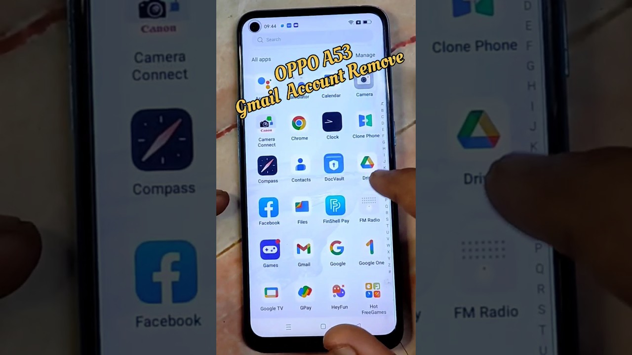 How To Remove Gmail Account From OPPO A53 OPPO A53 Se How To Remove Gmail Account From OPPO A53 OPPO A53 Se