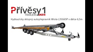 Přívěsy1.Cz - Autopřepravník Wiola L65G35P 3500Kg