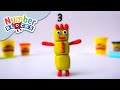Youtube Thumbnail @Numberblocks- Number Three | Play-Doh