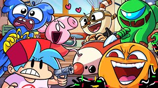 Corrupted Annoying Orange But All Pibby Characters Sings It - Fnf Animation