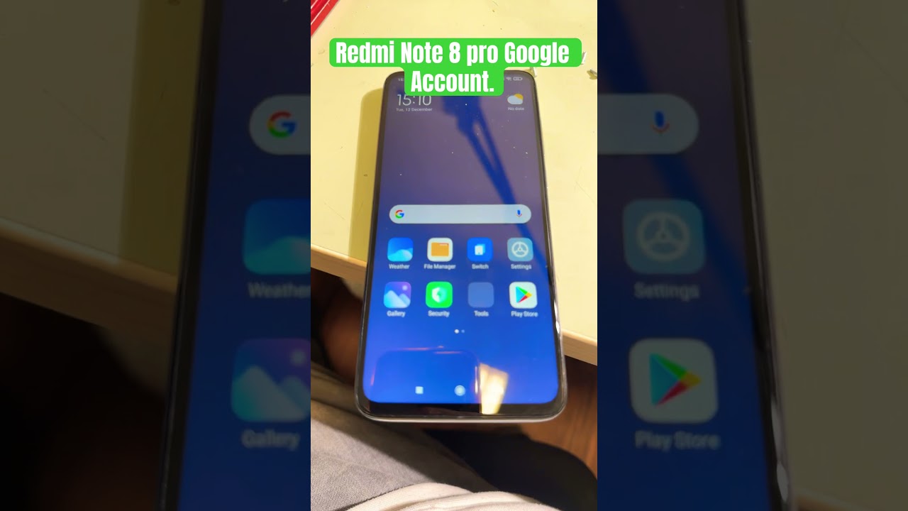 Redmi Note 8 pro Google Account delete. Plz sub my Redmi Note 8 pro Google Account delete. Plz sub my