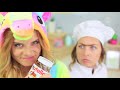 8 DIY Giant Unicorn Food vs Miniature Food / Amazing Unicorn Dessert Recipes
