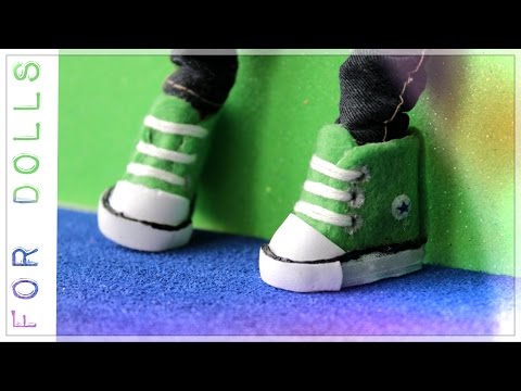 Кеды для куклы своими руками 40