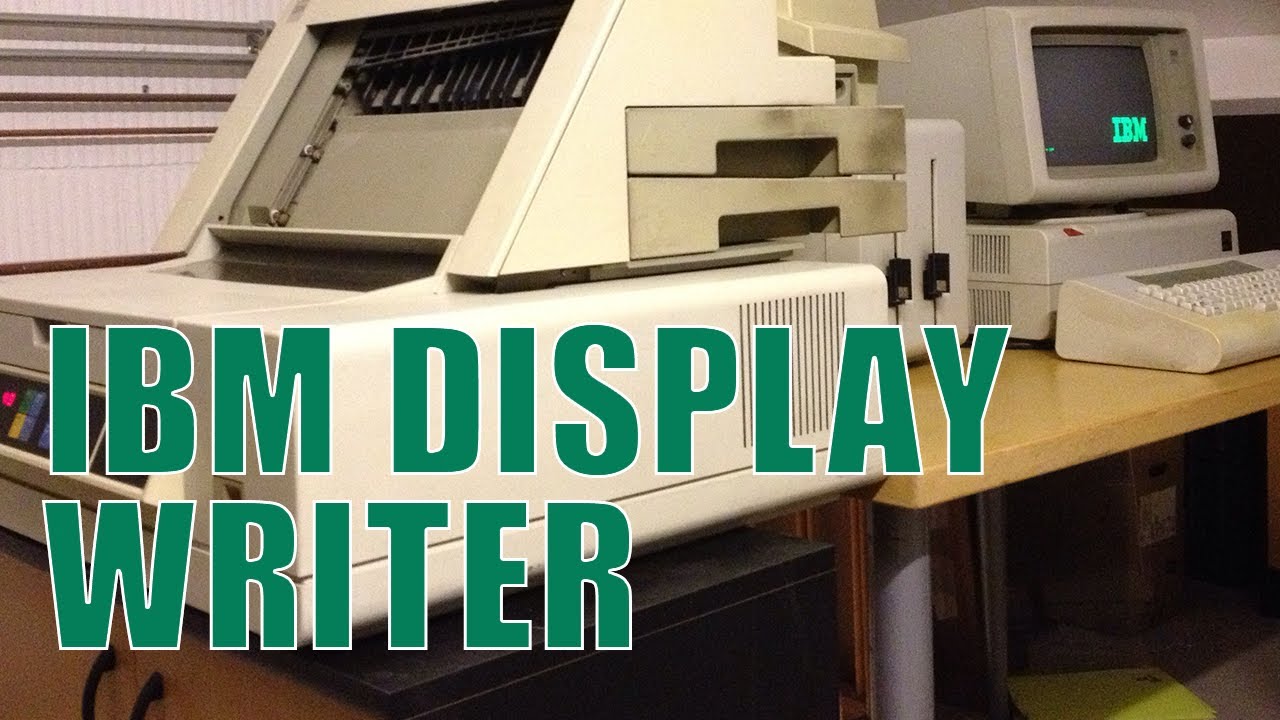 IBM 6580 Displaywriter system (1980) YouTube