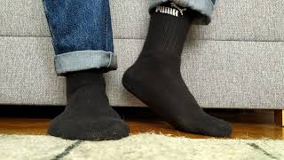 Sweaty Black Puma Gym Socks