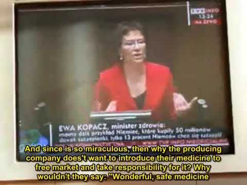 CENSORED POLISH HEALTH MINISTER SHOWS WISDOM OVER H1N1 SCANDAL
