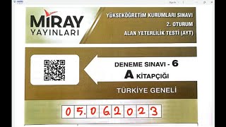 Miray Yayınları Ayt-6 Geometri Çözümleri 2023-6 503