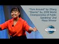 “Turn Around” by Zifang “Sherrie” Su, 2018 World Championship of Public Speaking® 2nd Place Winner