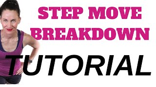 STEP AEROBICS MOVE BREAKDOWN TUTORIAL| | BOX SQUAT WITH A CHA -CHA-CHA | LEARN STEP AEROBICS | AFT