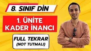 Kader İnancı Özet 1. Üni̇te Özet 8. Sınıf Din Kültürü 2024 Lgs