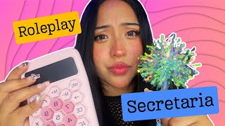 Asmr Roleplay Secretaria Brochitas Y Spit Painting