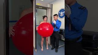 Hot girl gets her balloon popped! #shorts