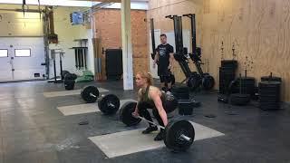 Snatch Pull + Touch & Go Snatch: 80 x 1+1 by Annie Thorisdóttir