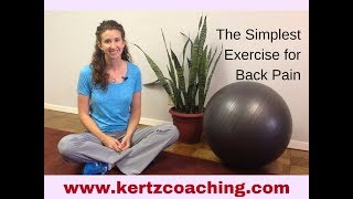 The Simplest Exercise for Back Pain