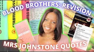 Blood Brothers by Willy Russell: Mrs Johnstone GCSE Quotes & Analysis | English 