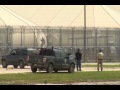 RAW VIDEO: Multiple agencies descend upon federal prison under lockdown