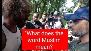 Video: I am a Muslim. I submit to One God, but I do not follow Islam - Hashim vs Muslim