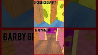 Spongebob Granny Vs Barbie Granny Funny Horror Mod Fight