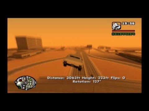 Grand Theft Auto: San Andreas funny CJ quote after crashing