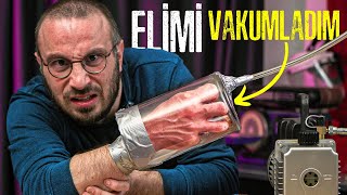 VAKUM ODASI HER ŞEYİN İÇİNDEN GEÇTİ! ELİMİ VAKUMLADIM