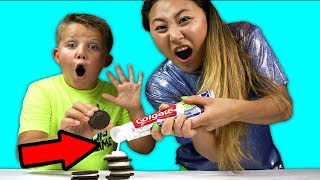 OREO TOOTHPASTE PRANK ON CARTER SHARER!! OREO TOOTHPASTE PRANK ON CARTER SHARER!!