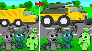Sprunki Upgrade Truck For Zombie Apocalypse Survival Incredibox Sprunki Episode 8 Cartoon Animation