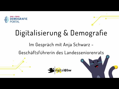 Digitalisierung & Demografie: im Gespräch mit Anja Schwarz, Landesseniorenrat Baden-Württemberg Digitalisierung & Demografie: im Gespräch mit Anja Schwarz, Landesseniorenrat Baden-Württemberg