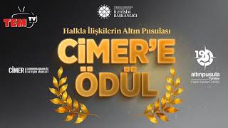 Cimer Altın Pusula Ödülü Kazandı - Halkla İlişkilerin Altın Pusulası Cimerin