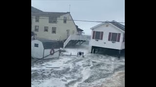 Hurricane Isaias Destroying Gandys Beach !