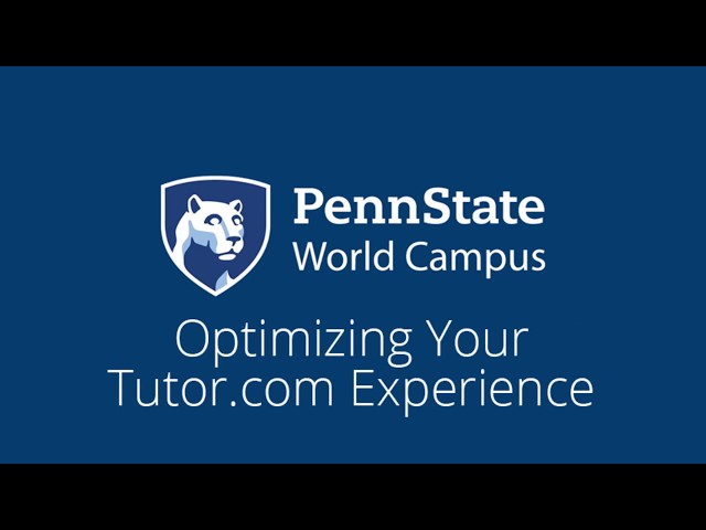 Watch Optimizing Your Tutor.com Experience on YouTube.
