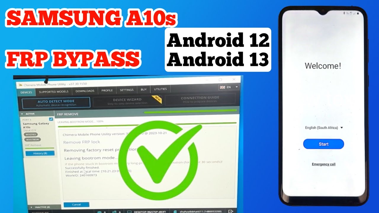 Samsung A10S Frp Bypass Android 11 12 13 Samsung Samsung A10S Frp Bypass Android 11 12 13 Samsung