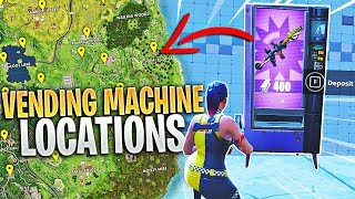 ALL Fortnite VENDING MACHINE Locations!!