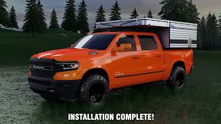 Four Wheel Campers L Slide-In Camper Animated Video