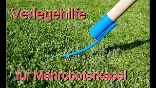 Verlegehilfe Begrenzungskabel für Mähroboter Kabel | Kabelblitz | Begrenzungsdraht