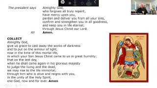Online Holy Communion for Advent Sunday on Sunday 29th November 2020