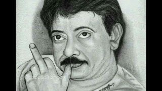 Thug Life Of Rgv Ram Gopal Varma Pencil Sketch How To Draw Portrait Sketch