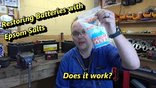 Restoring Car Batteries with Epsom Salts - Does it Work?