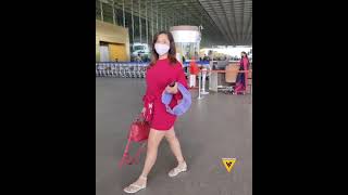 Rashami Desai Spotted At Airport